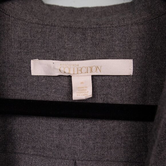 Nordstrom Collection grey wool blend tunic top-M - Picture 4 of 5